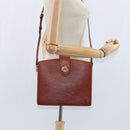 LOUIS VUITTON Epi Capuchin Shoulder Bag Brown M52343 LV Auth BA7425-23