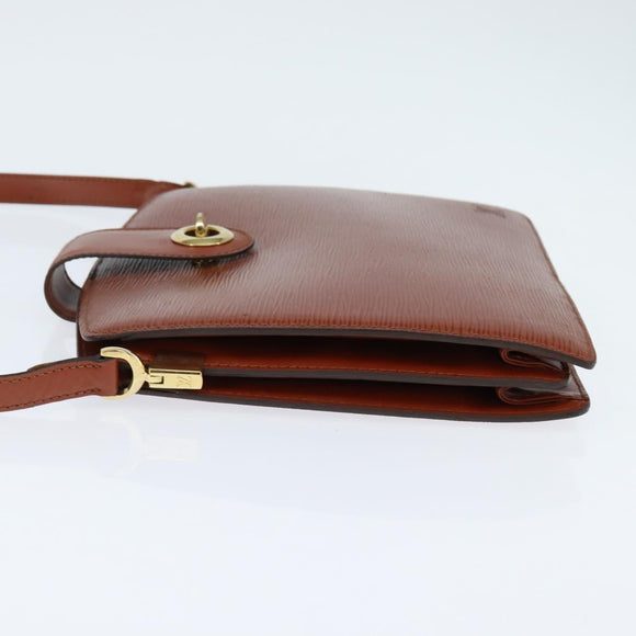 LOUIS VUITTON Epi Capuchin Shoulder Bag Brown M52343 LV Auth BA7425