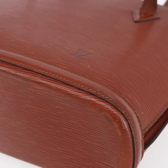 LOUIS VUITTON Epi Lussac Shoulder Bag Brown M52283 LV Auth BA7426