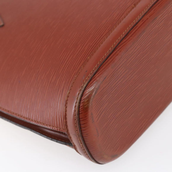 LOUIS VUITTON Epi Lussac Shoulder Bag Brown M52283 LV Auth BA7426