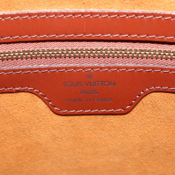LOUIS VUITTON Epi Lussac Shoulder Bag Brown M52283 LV Auth BA7426