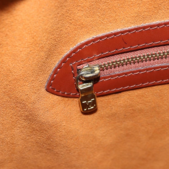 LOUIS VUITTON Epi Lussac Shoulder Bag Brown M52283 LV Auth BA7426