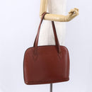 LOUIS VUITTON Epi Lussac Shoulder Bag Brown M52283 LV Auth BA7426-23