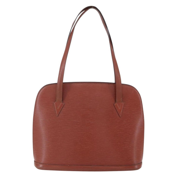 LOUIS VUITTON Epi Lussac Shoulder Bag Brown M52283 LV Auth BA7426