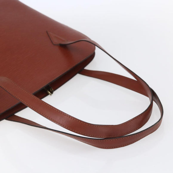 LOUIS VUITTON Epi Lussac Shoulder Bag Brown M52283 LV Auth BA7426