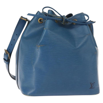 LOUIS VUITTON Epi Petit Noe Shoulder Bag Blue M44105 LV Auth BA7430