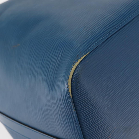 LOUIS VUITTON Epi Petit Noe Shoulder Bag Blue M44105 LV Auth BA7430