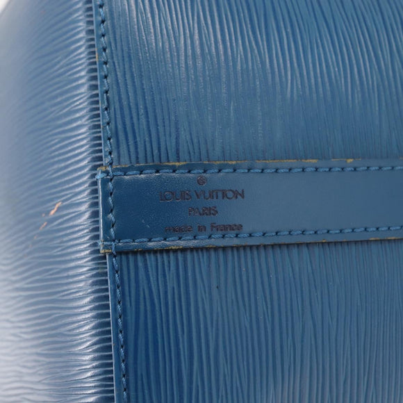 LOUIS VUITTON Epi Petit Noe Shoulder Bag Blue M44105 LV Auth BA7430