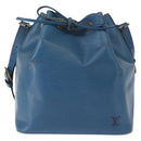 LOUIS VUITTON Epi Petit Noe Shoulder Bag Blue M44105 LV Auth BA7430-13