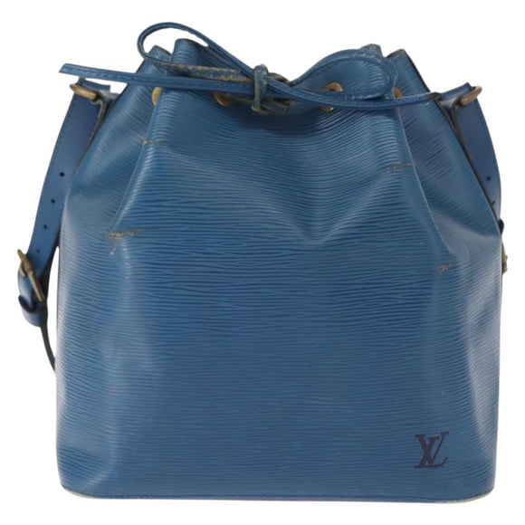 LOUIS VUITTON Epi Petit Noe Shoulder Bag Blue M44105 LV Auth BA7430
