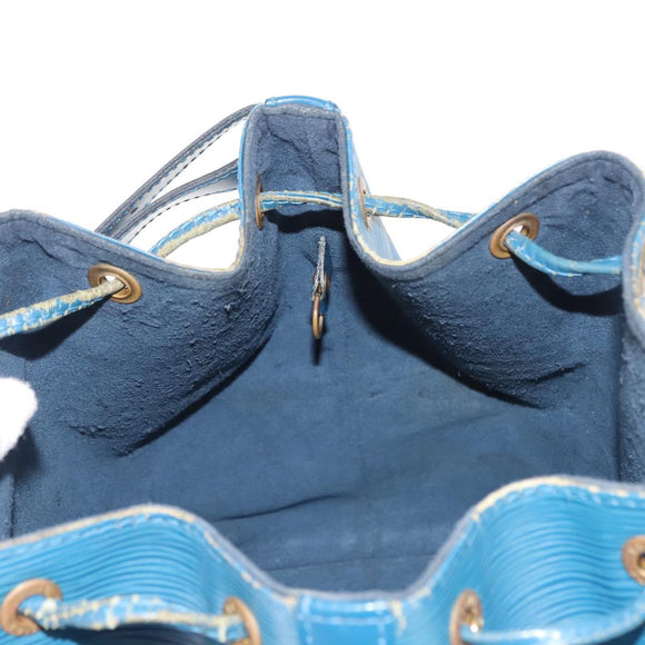 LOUIS VUITTON Epi Petit Noe Shoulder Bag Blue M44105 LV Auth BA7430
