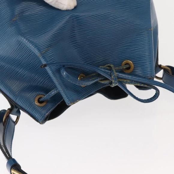 LOUIS VUITTON Epi Petit Noe Shoulder Bag Blue M44105 LV Auth BA7430