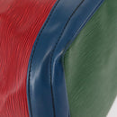 LOUIS VUITTON Epi Tricolor Noe Shoulder Bag Green Blue Red M44084 LV Auth BA7431-15