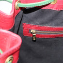 LOUIS VUITTON Epi Tricolor Noe Shoulder Bag Green Blue Red M44084 LV Auth BA7431-20