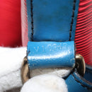 LOUIS VUITTON Epi Tricolor Noe Shoulder Bag Green Blue Red M44084 LV Auth BA7431-12