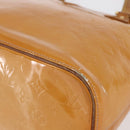 LOUIS VUITTON Monogram Vernis Houston Hand Bag Rose M91054 LV Auth BA7433-8