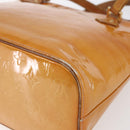 LOUIS VUITTON Monogram Vernis Houston Hand Bag Rose M91054 LV Auth BA7433-16