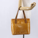 LOUIS VUITTON Monogram Vernis Houston Hand Bag Rose M91054 LV Auth BA7433-24