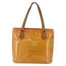 LOUIS VUITTON Monogram Vernis Houston Hand Bag Rose M91054 LV Auth BA7433-13