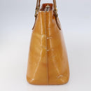 LOUIS VUITTON Monogram Vernis Houston Hand Bag Rose M91054 LV Auth BA7433-4