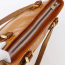 LOUIS VUITTON Monogram Vernis Houston Hand Bag Rose M91054 LV Auth BA7433-6