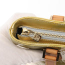 LOUIS VUITTON Monogram Vernis Houston Hand Bag Gris M91053 LV Auth BA7434-19