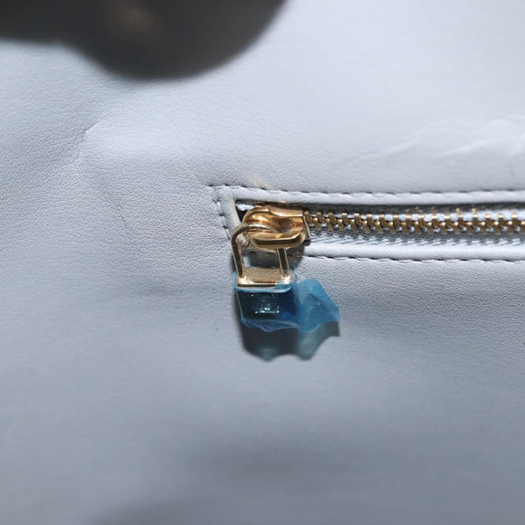 LOUIS VUITTON Monogram Vernis Houston Hand Bag Gris M91053 LV Auth BA7434