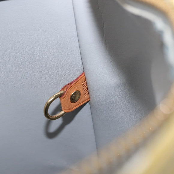 LOUIS VUITTON Monogram Vernis Houston Hand Bag Gris M91053 LV Auth BA7434