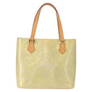 LOUIS VUITTON Monogram Vernis Houston Hand Bag Gris M91053 LV Auth BA7434-2