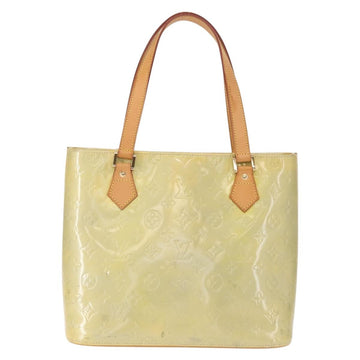 LOUIS VUITTON Monogram Vernis Houston Hand Bag Gris M91053 LV Auth BA7434 - 0