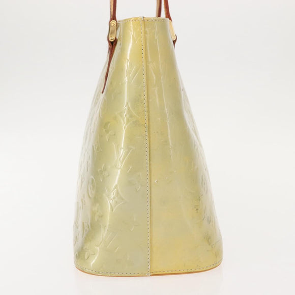 LOUIS VUITTON Monogram Vernis Houston Hand Bag Gris M91053 LV Auth BA7434