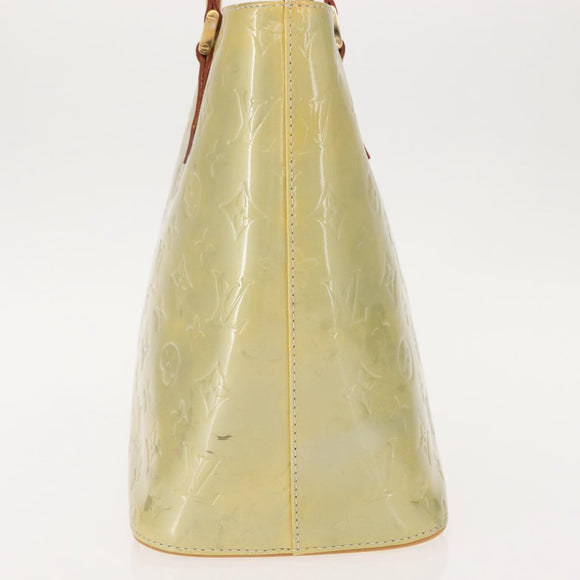 LOUIS VUITTON Monogram Vernis Houston Hand Bag Gris M91053 LV Auth BA7434