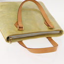 LOUIS VUITTON Monogram Vernis Houston Hand Bag Gris M91053 LV Auth BA7434-7