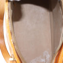 LOUIS VUITTON Monogram Vernis Houston Hand Bag Beige M91004 LV Auth BA7435-11