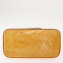 LOUIS VUITTON Monogram Vernis Houston Hand Bag Beige M91004 LV Auth BA7435-5