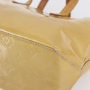 LOUIS VUITTON Monogram Vernis Reade PM Hand Bag Beige M91334 LV Auth BA7438-10
