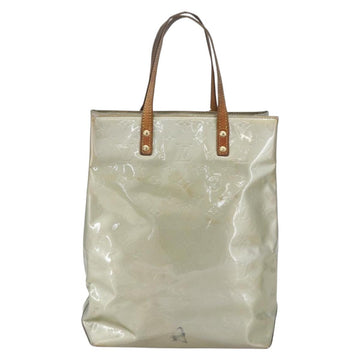 LOUIS VUITTON Monogram Vernis Reade MM Hand Bag Gris M91142 LV Auth BA7439 - 0