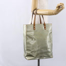 LOUIS VUITTON Monogram Vernis Reade MM Hand Bag Gris M91142 LV Auth BA7439-23