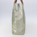 LOUIS VUITTON Monogram Vernis Reade MM Hand Bag Gris M91142 LV Auth BA7439-5