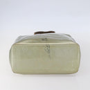 LOUIS VUITTON Monogram Vernis Reade MM Hand Bag Gris M91142 LV Auth BA7439-9