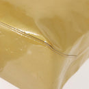 LOUIS VUITTON Monogram Vernis Reade MM Hand Bag Beige M91141 LV Auth BA7440-14