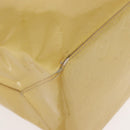 LOUIS VUITTON Monogram Vernis Reade MM Hand Bag Beige M91141 LV Auth BA7440-15
