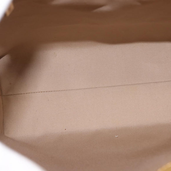 LOUIS VUITTON Monogram Vernis Reade MM Hand Bag Beige M91141 LV Auth BA7440