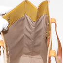 LOUIS VUITTON Monogram Vernis Reade MM Hand Bag Beige M91141 LV Auth BA7440-18