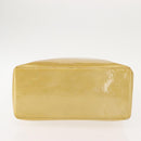 LOUIS VUITTON Monogram Vernis Reade MM Hand Bag Beige M91141 LV Auth BA7440-5