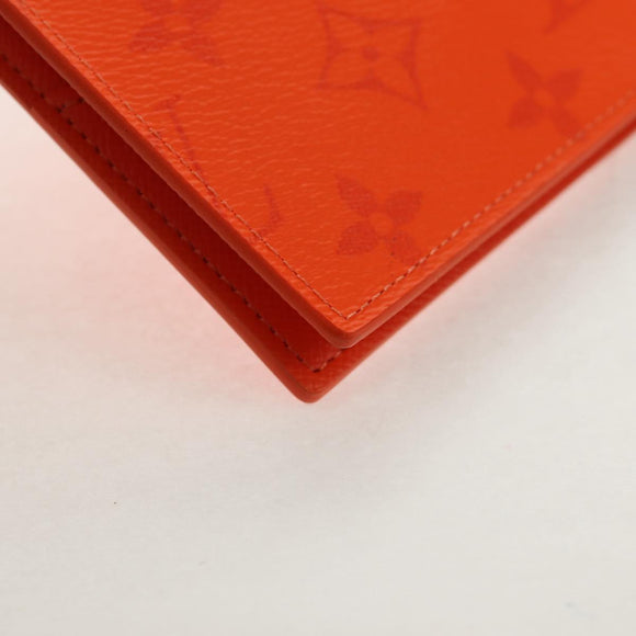 LOUIS VUITTON Tiger Lama Monogram Couverture Passpole NM R97917 Auth BA7451A