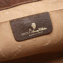 GUCCI GG Supreme Web Sherry Line Clutch Bag PVC Beige Gold 89 01 033 Auth BA7453-13