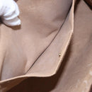 GUCCI GG Supreme Web Sherry Line Clutch Bag PVC Beige Gold 89 01 033 Auth BA7453-17