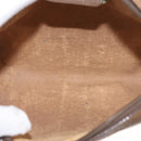 GUCCI GG Supreme Web Sherry Line Clutch Bag PVC Beige Gold 89 01 012 Auth BA7455-11