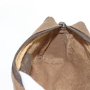 GUCCI GG Supreme Web Sherry Line Clutch Bag PVC Beige Gold 89 01 012 Auth BA7455-17